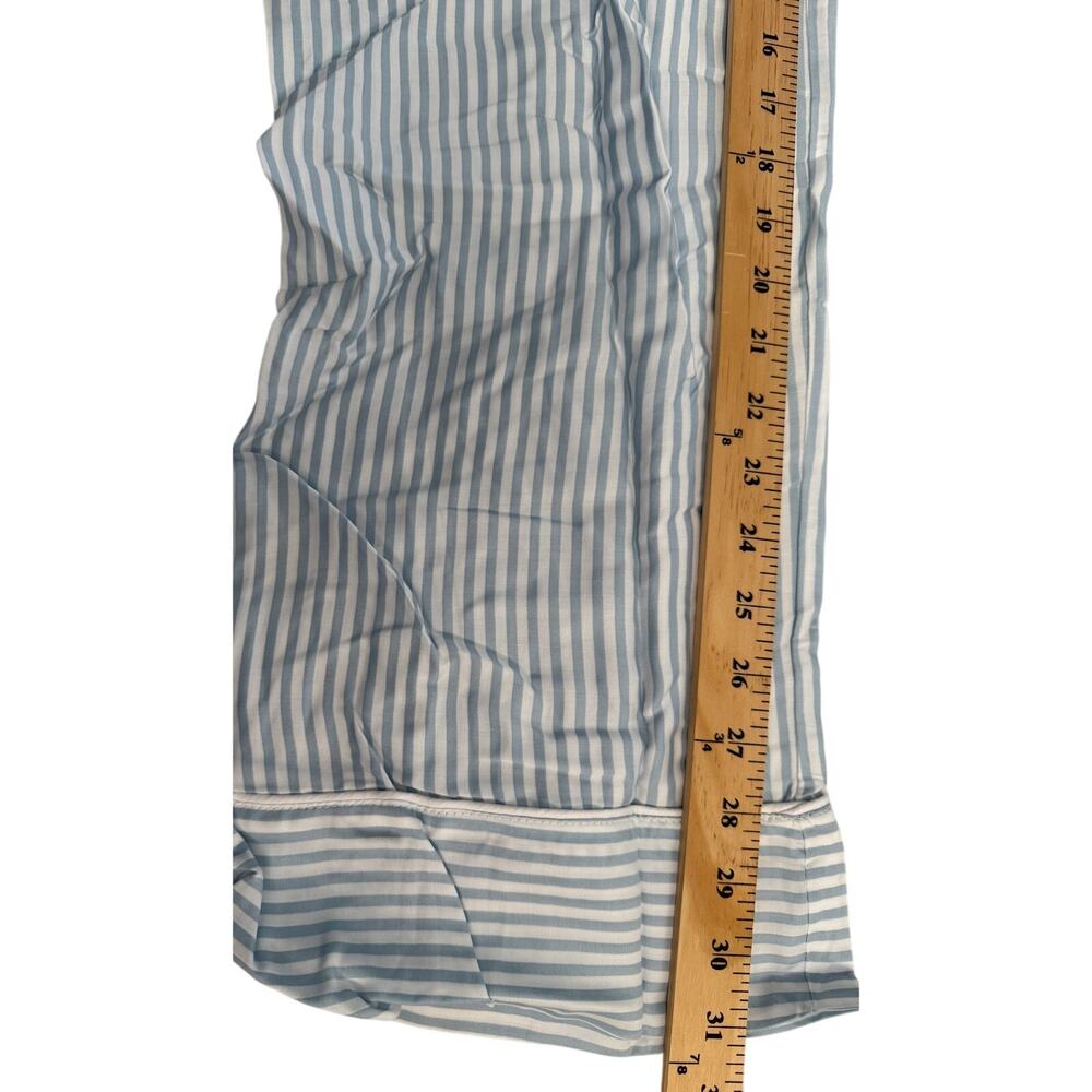 Ettitude Womens Large Blue White Striped CleanBamboo Lyocell Pajama Pants - Picture 6 of 6
